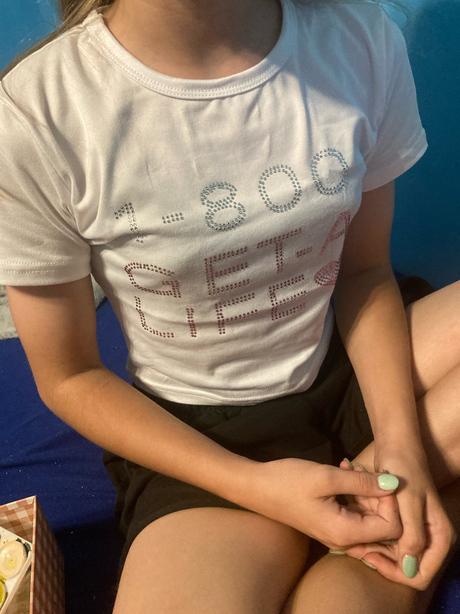Y2K Rhinestone Crop Top