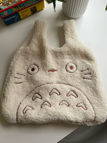 Fluffy Japanese Anime Tote Bag