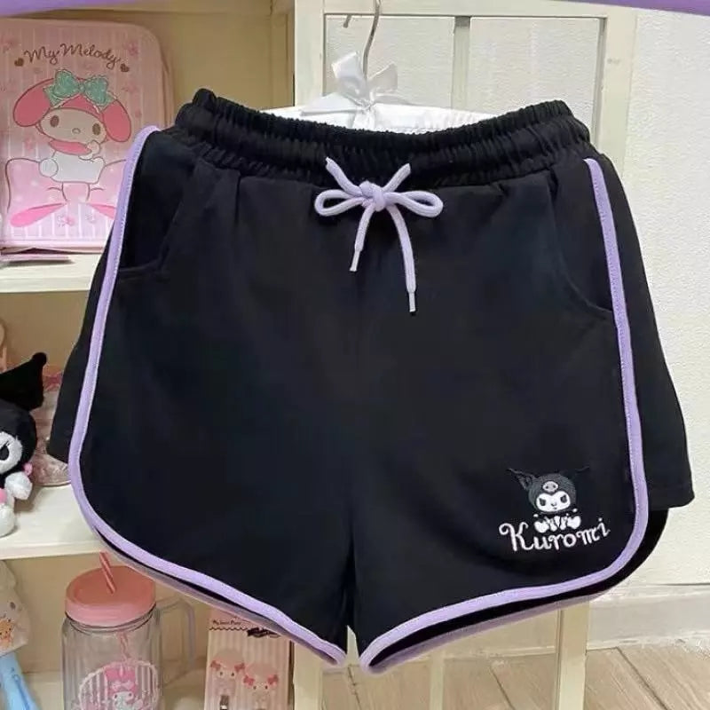 Anime High Waist Shorts Aesthetic Casual E-Girl Kawaii Korean Japanese Harajuku