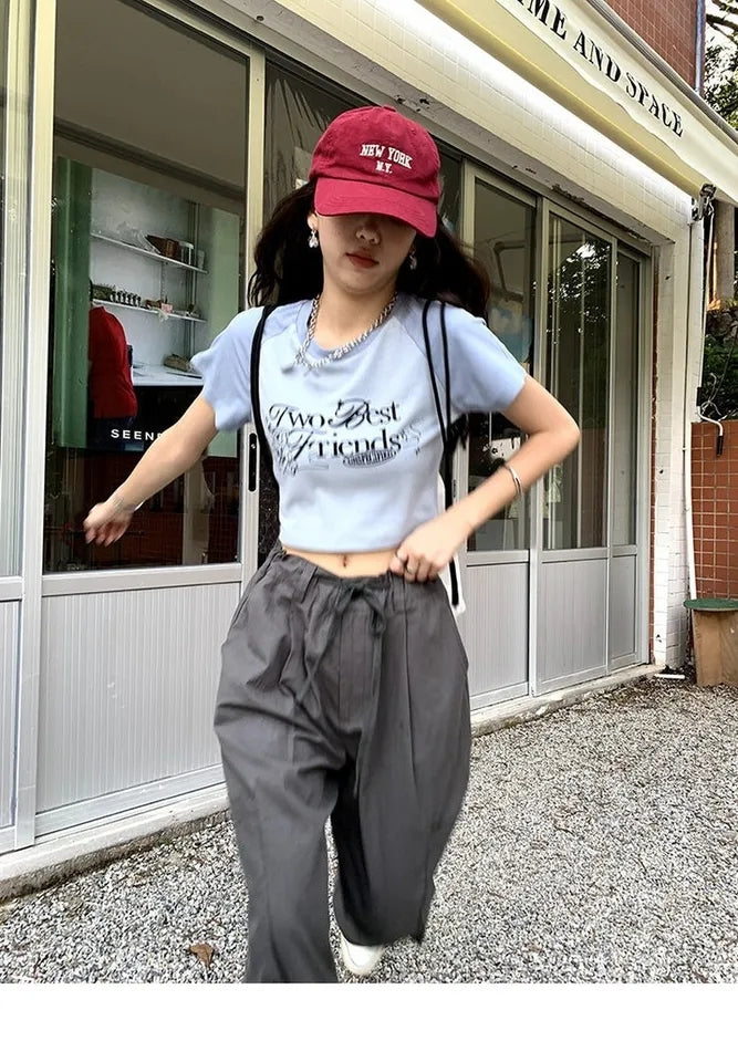 Pink Vintage Print Short Sleeve T-shirt