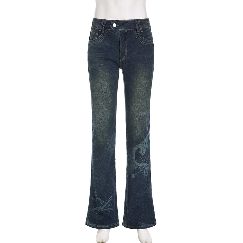 Y2K Low Rise Flare Jeans