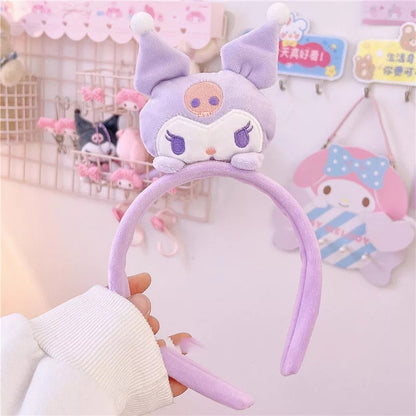Cute Anime Cartoon Plush Doll Headband Hair Accessories