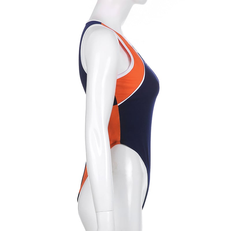 Patchwork Bodycon Tank Top