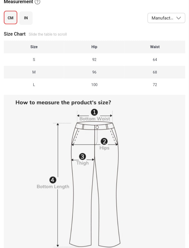 Blue Patchwork Corduroy High Waist Trousers