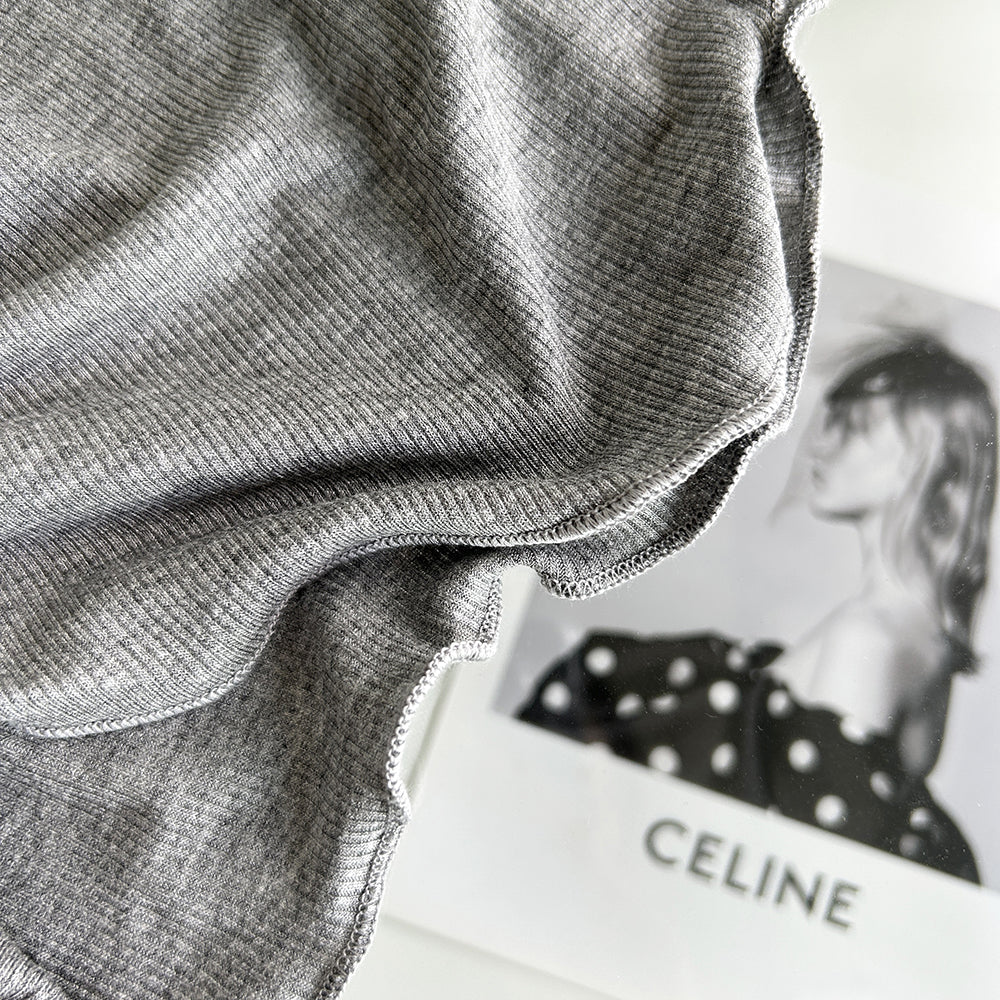 2PCS Halter Top + Long Sleeve Crop Top