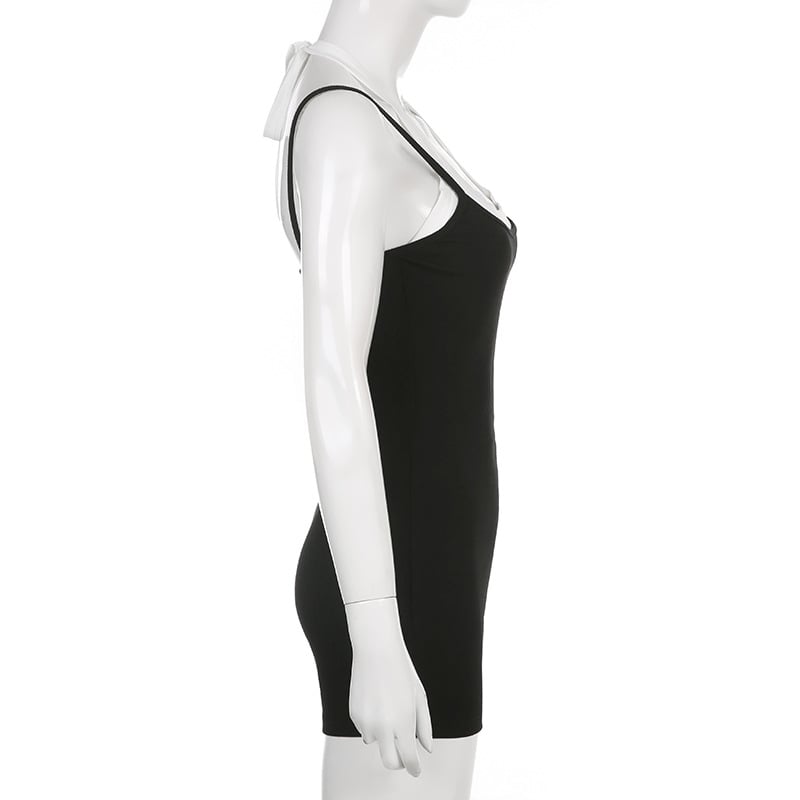 2PCS Black Romper