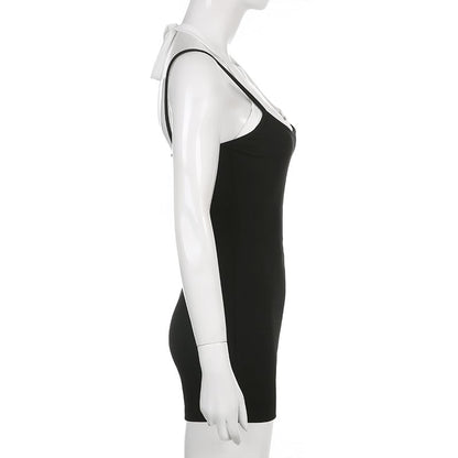 2PCS Black Romper