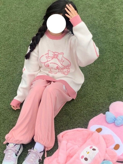 Japanese Anime Long Sleeve Knit Sweater
