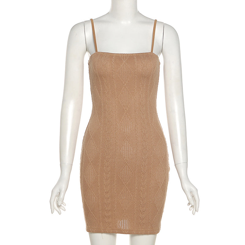 Green Knit Bodycon Dress