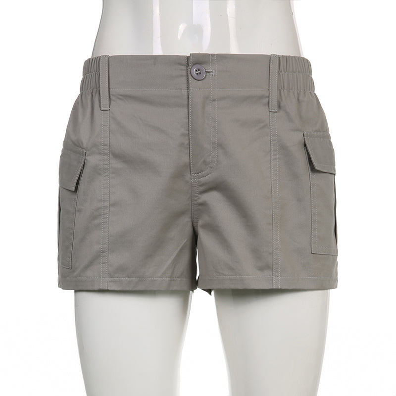 Low Waist Cargo Shorts