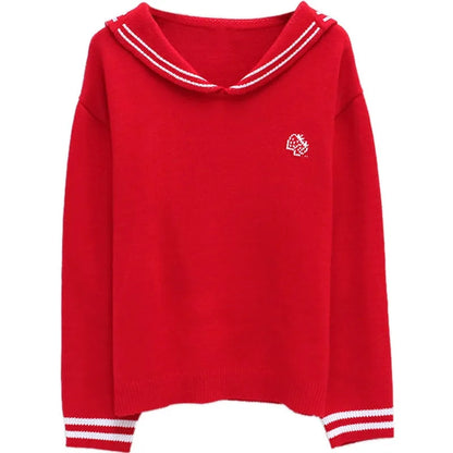 Strawberry Milk Sailor Collar Sweater
