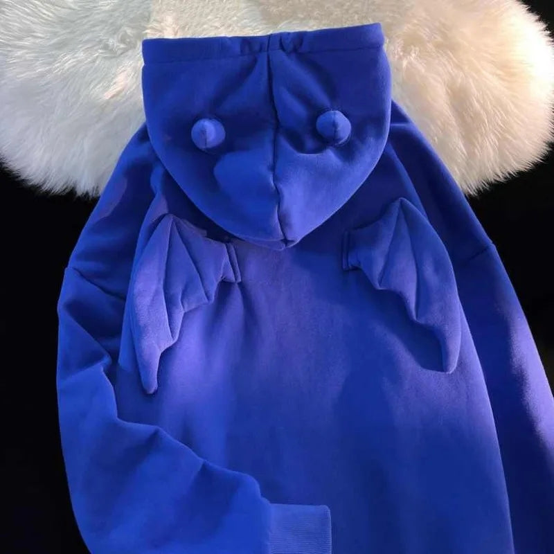 3D Demon Horn Hoodie