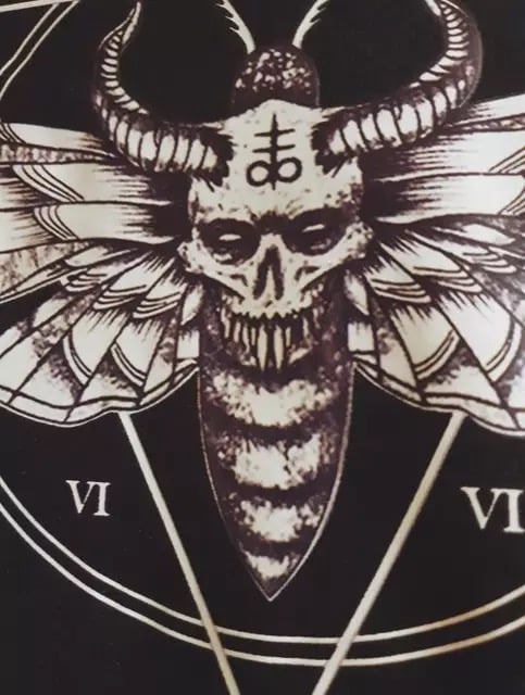 Vintage Devil Triangle Horn Loose Sweater Sweatshirt Long Sleeve Pullover Jumper Winter Goth Punk E-Girl Kawaii Korean Japanese Harajuku Streetwear