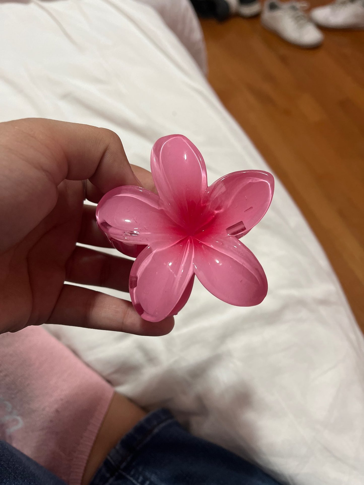 Frangipani Flower Claw Clip