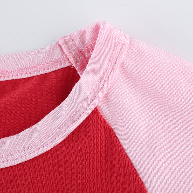 Cute Strawberry Embroidery Patchwork Short Sleeve Shirt Crop Top T-shirt Tee Casual Summer E-Girl Kawaii Korean Japanese Harajuku Streetwear