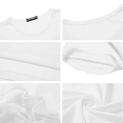 Cute Grim Reaper Death Cartoon Print Goth Short Sleeve Shirt Tee T-shirt E-Girl Kawaii Korean Japanese Harajuku Chinese Retro Streetwear Aesthetic