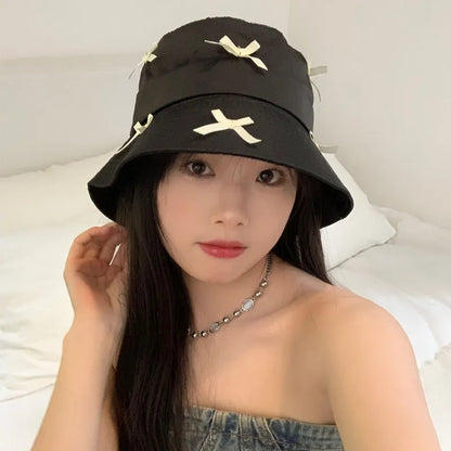 Bow Ribbon Bucket Hat