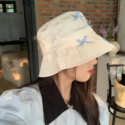 Bow Ribbon Bucket Hat
