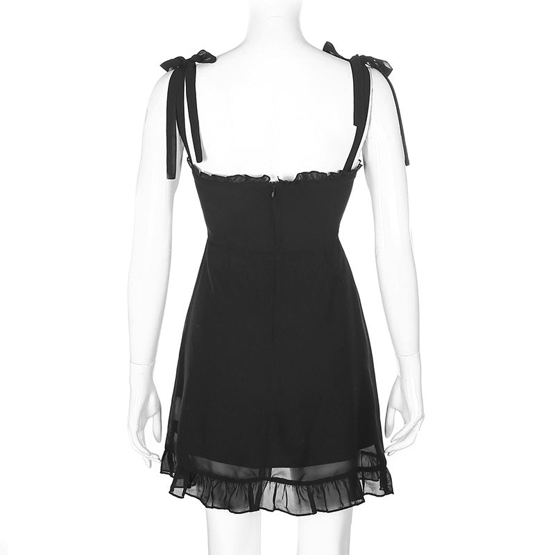 Black Bandage Mesh Sundress