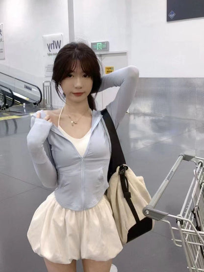 Pastel Zipper Hoodie