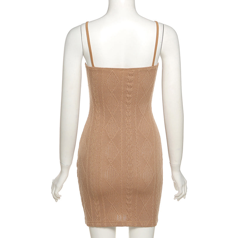 Green Knit Bodycon Dress