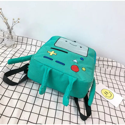 Cute BMO Gameboy Cartoon Backpack Bag Aesthetic Casual Summer E-Girl Kawaii Korean Japanese Harajuku