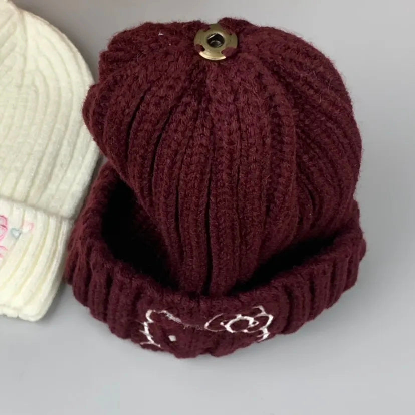 Kitty Cat Anime Wool Beanie