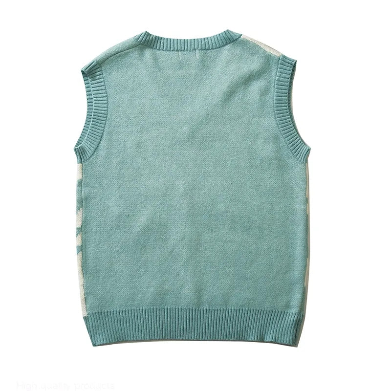 Swimming Duck Knit Sweater Vest