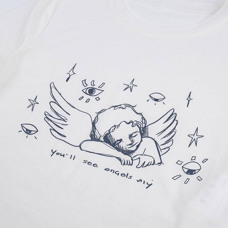 Angel Cupid Crop Top