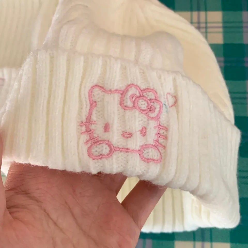 Kitty Cat Anime Wool Beanie