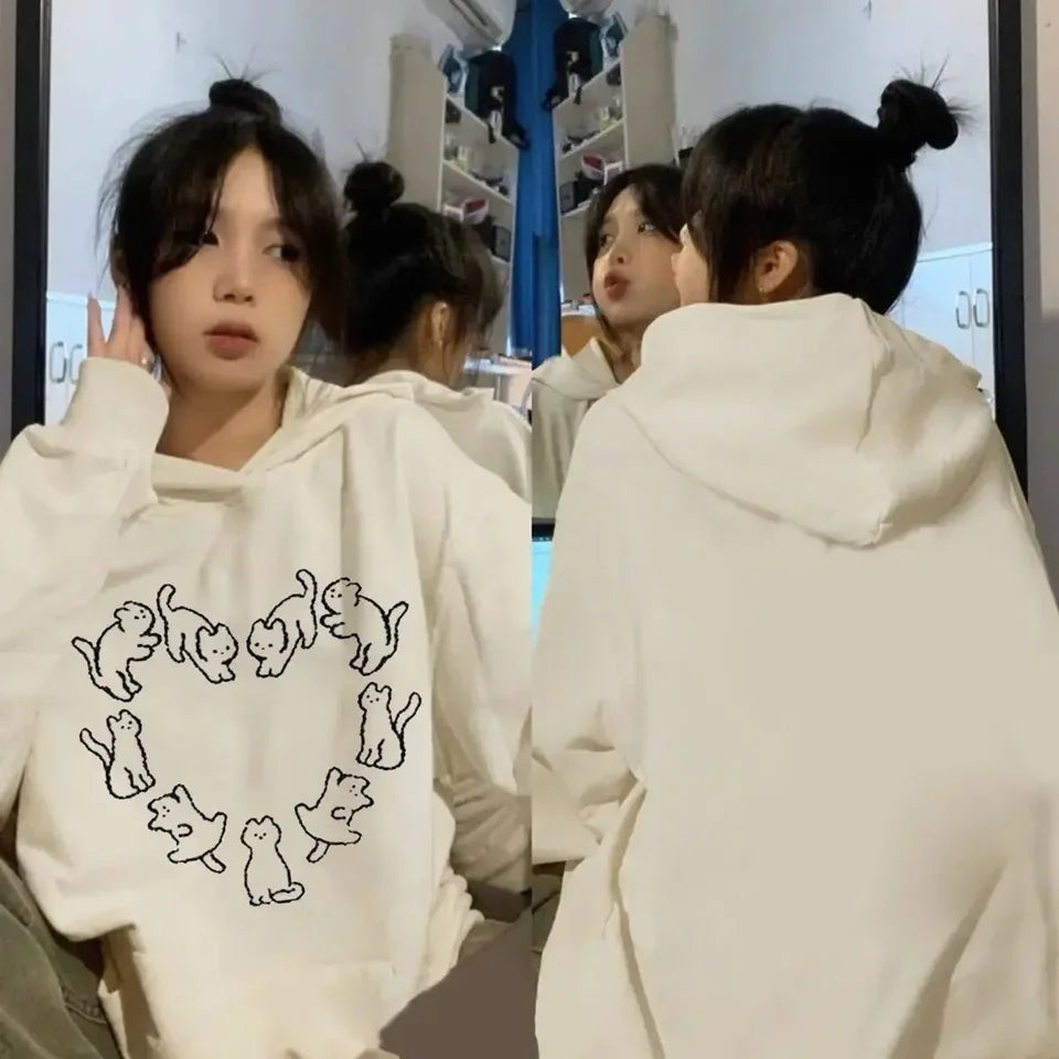 Cat Round Neck Sweater