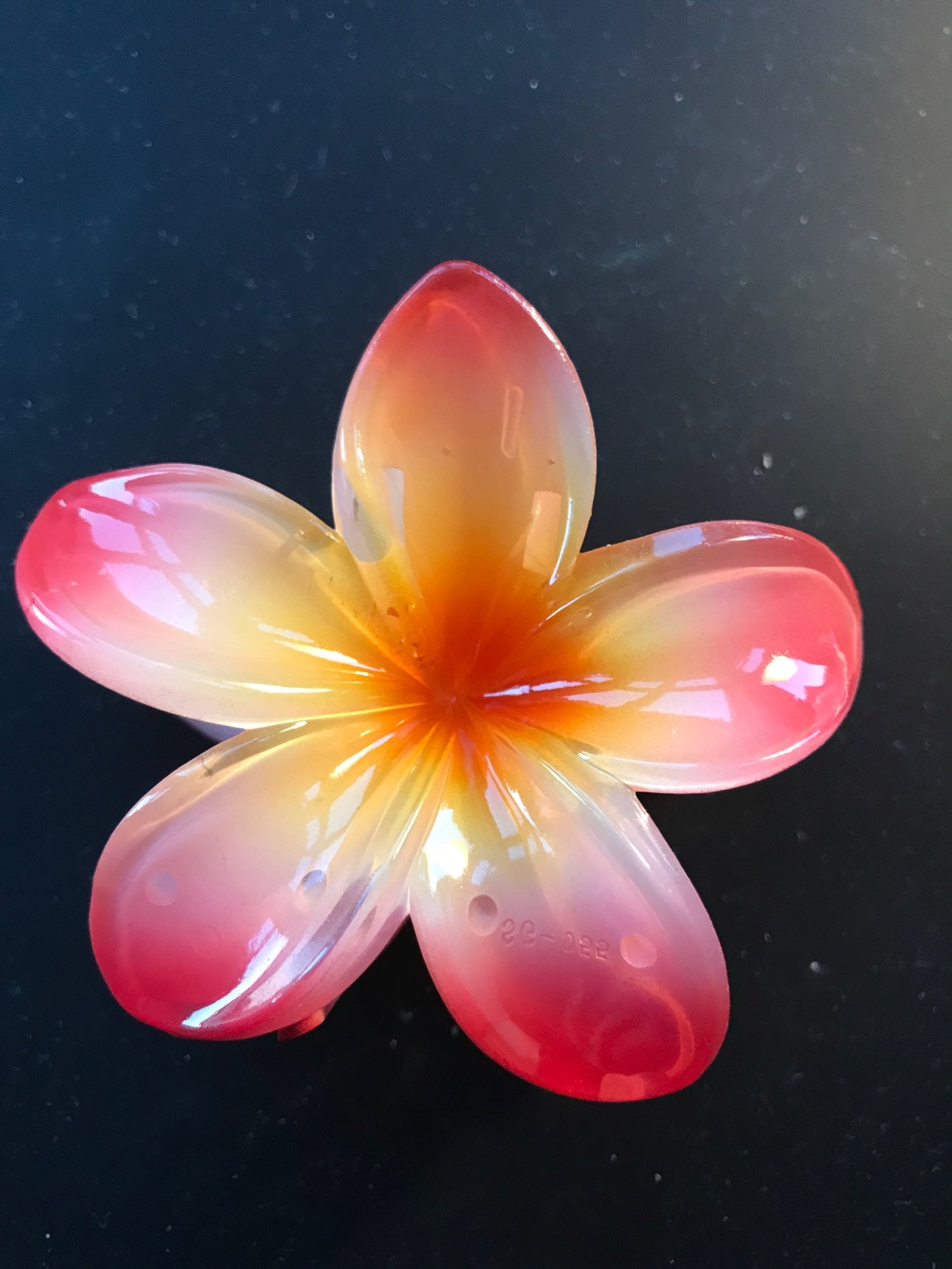 Frangipani Flower Claw Clip