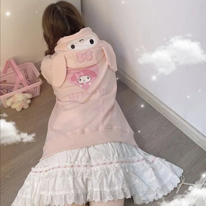 Japanese Anime Cartoon Embroidery Sweatshirt
