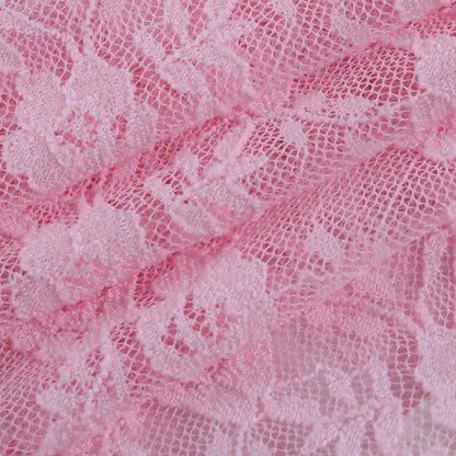 Pink Lace Bow Corset Top