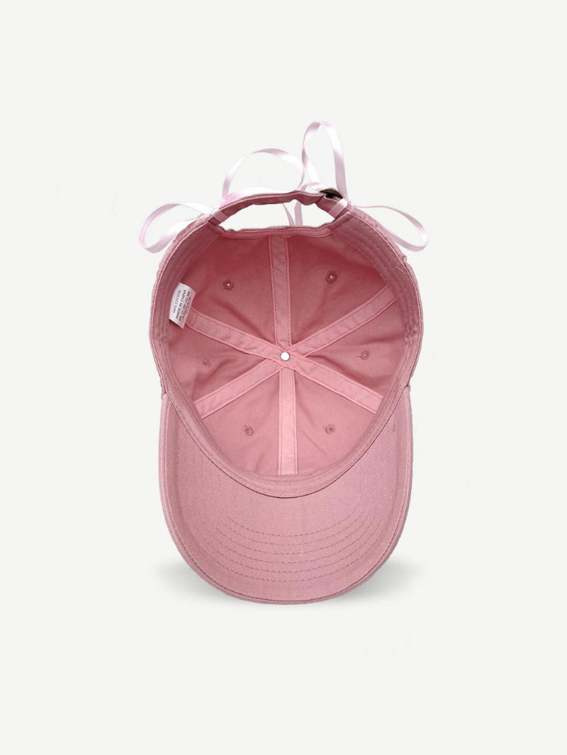 Bow Ribbon Rhinestone Baseball Cap