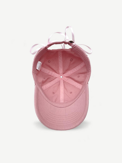 Bow Ribbon Rhinestone Baseball Cap