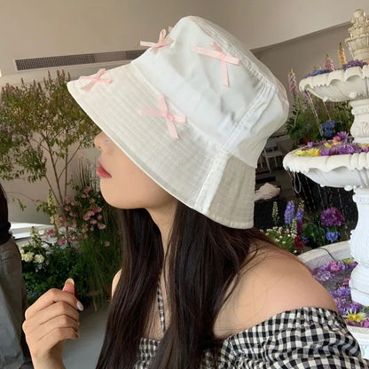 Bow Ribbon Bucket Hat