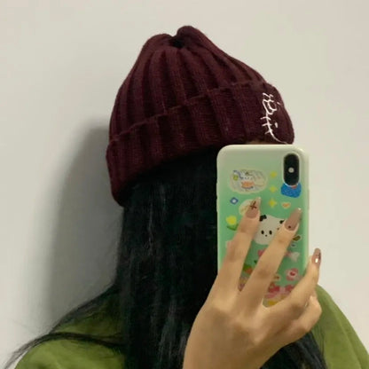 Kitty Cat Anime Wool Beanie
