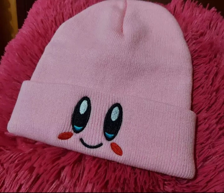 Cute Pink Japanese Anime Cartoon Cosplay Knit Hat Beanie