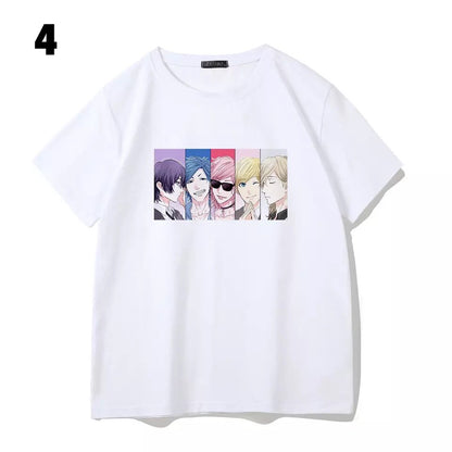 Anime Cartoon Yaoi Causal Short Sleeve Shirt