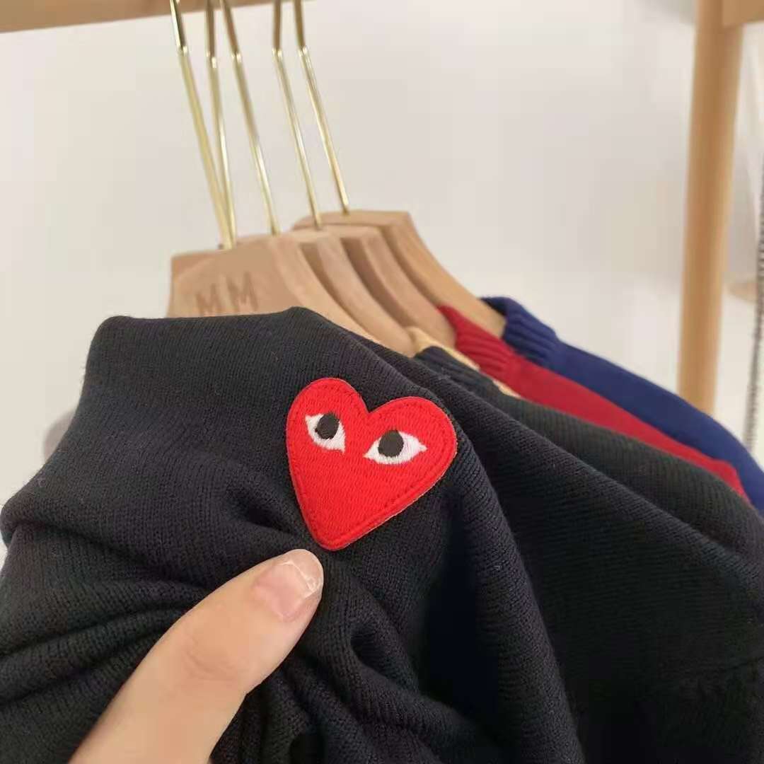 Cute Heart Embroidery Turtleneck Knit Pullover Sweater Sweatshirt Pullover Long Sleeve Shirt Casual E-Girl Kawaii Korean Japanese Harajuku Streetwear