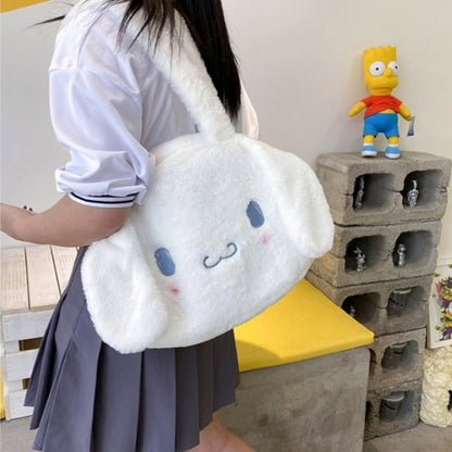 Cute Anime Cartoon Plush Large Shoulder Messenger Bag Handbag Aesthetic Casual Summer E-Girl Kawaii Korean Japanese Harajuku
