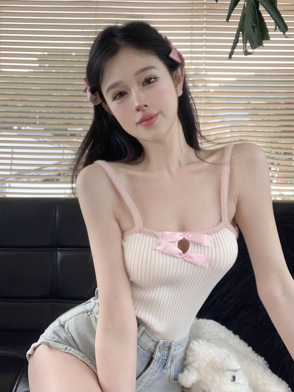Bow Knit Tank Top