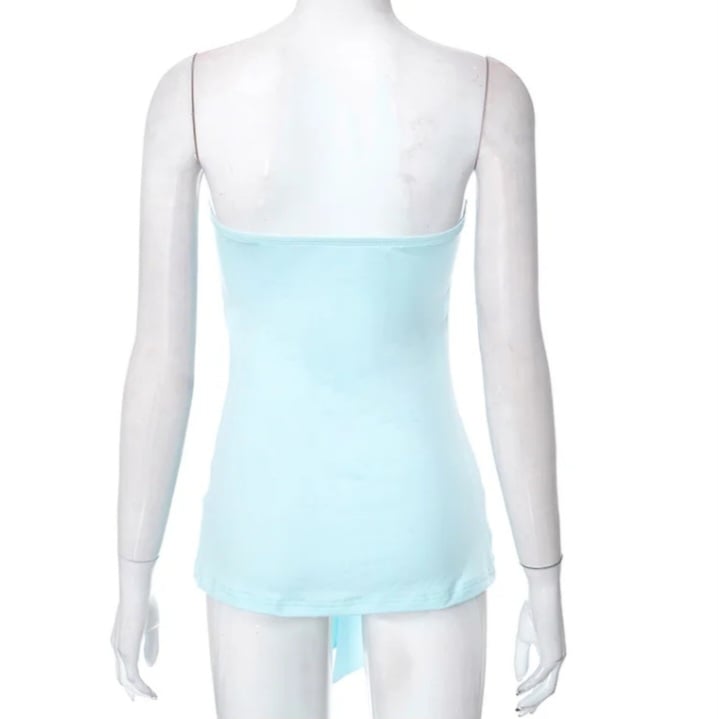Baby Blue Tube Top