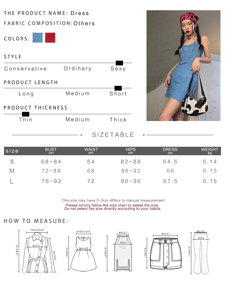Cute Heart Shape Leopard Spaghetti Strap Mini Bodycon Dress Kawaii Korean Japanese Harajuku Chinese Retro Streetwear Aesthetic Fashion