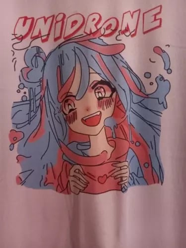 Cute Sweet Vintage Pastel Pink Anime Girl Cartoon Print Short Sleeve Shirt Loose T-shirt Top E-Girl Kawaii Korean Japanese Harajuku Streetwear