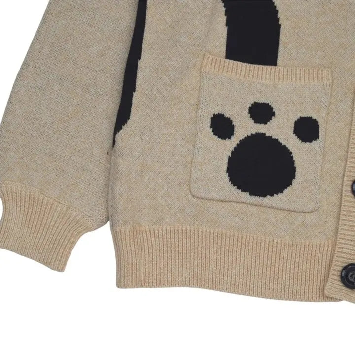 Cat Graphic Print Sweater