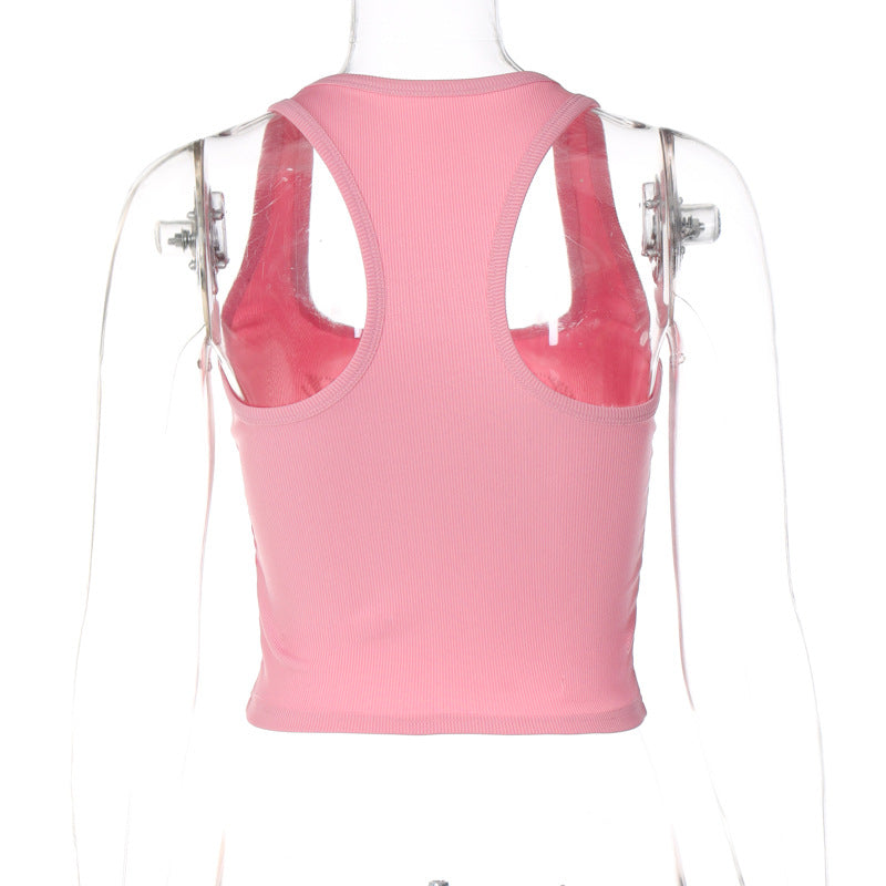 Pink Diva Rhinestone Tank Top