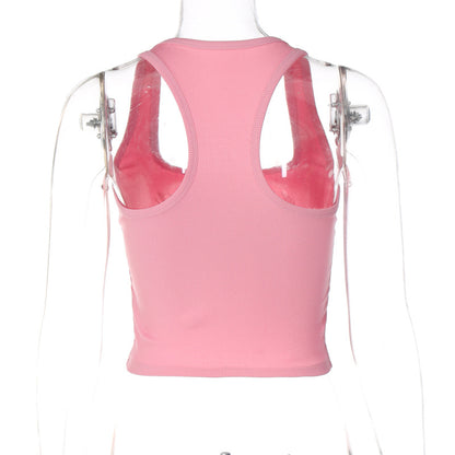 Pink Diva Rhinestone Tank Top