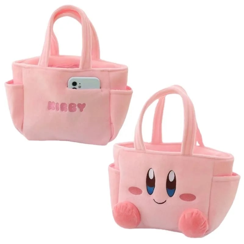 Pink Plush Japanese Anime Bag